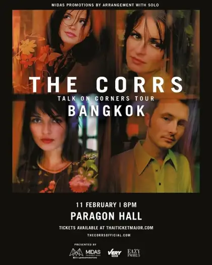 The Corrs-Talk On Corners Tour Bangkok