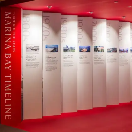 One of the attractions at the Skyline Singapore: Stories from Above Exhibition