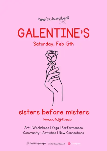 GALENTINES l Sisters Before Misters l Women's Social