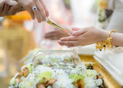 Thai wedding ritual