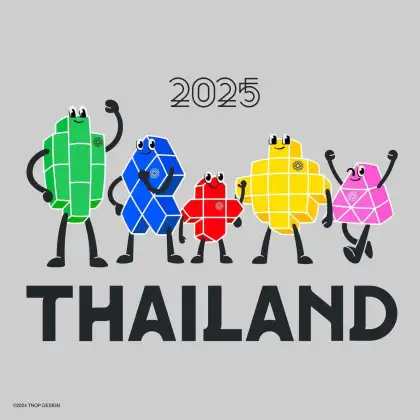 The official mascot of the SEA Games 2025, designed by Thiranop Wangsillapakun from TNOP Design