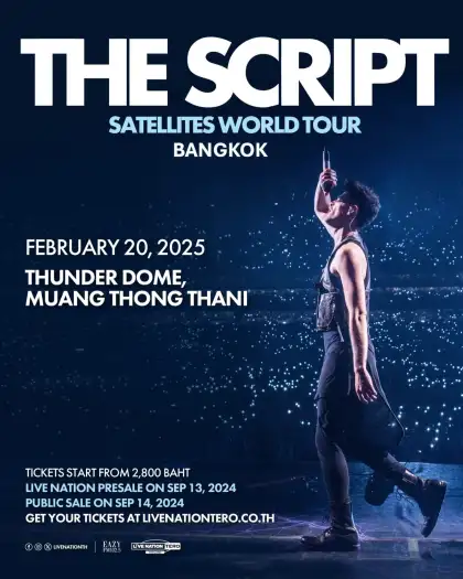 The Script Satellites World Tour in Bangkok