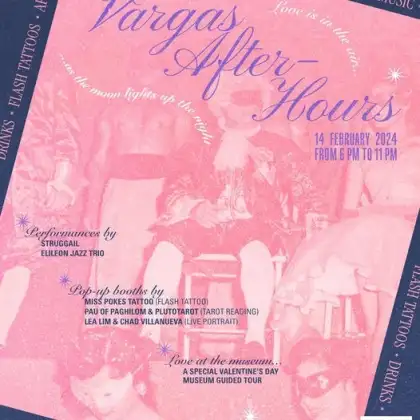 Vargas After-Hours (A Valentine’s Day Gathering) promotional poster