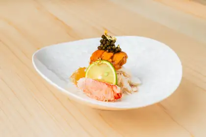 The Caviar Sea Urchin Hairy Crab by NIWA Hong Kong