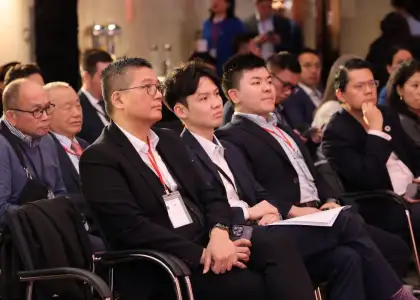 Guests at the 11th Annual TransPacific Entrepreneurial Conference smiling