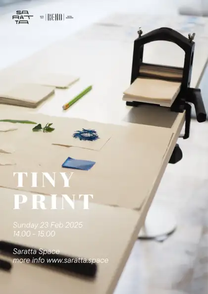 Tiny Print Workshop — Flower and Leaves