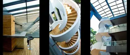 Ronac Art Museum infamous stairs actual photo