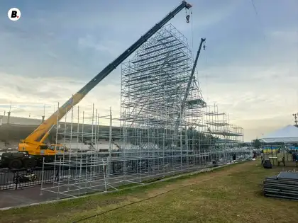 steel stage