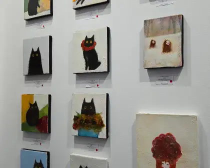 Rina Yokouchi is a painter from Japan, represented by the Kobayashi Gallery.