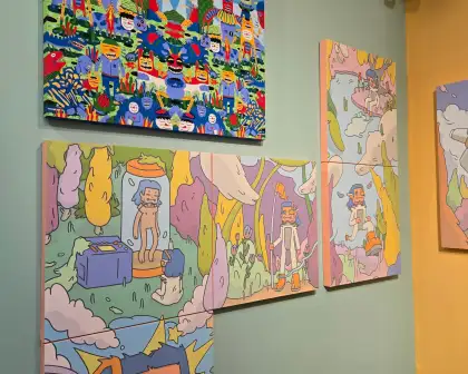 Though hailing from two different cultures, their works share an aesthetic kinship.