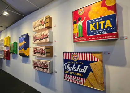 Carlo Tanesco's "Sari-Sari Sabi-Sabi" features everyday products from a sari-sari store.