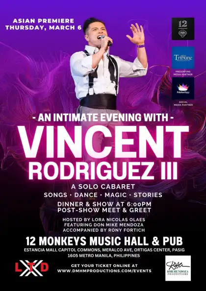 An Intimate Evening with Vincent Rodriguez III