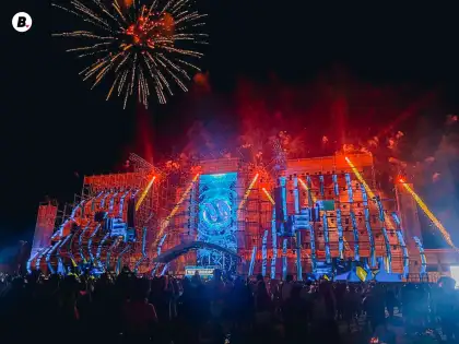 Fireworks light up the sky as Waterbomb Day 2 Closes