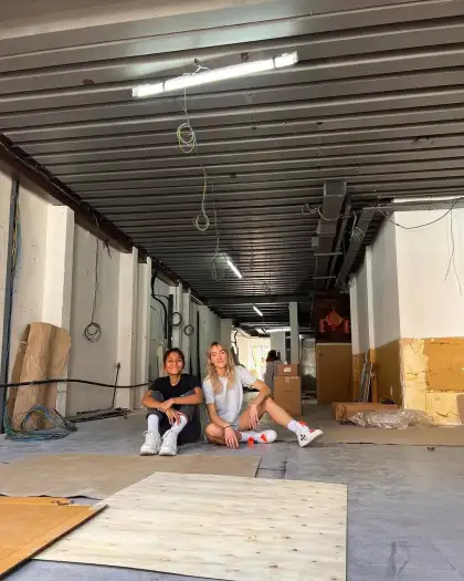 Christina Rasmussen and Sasha Wijidessa