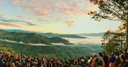 An influx of people at Kiltepan, Sagada