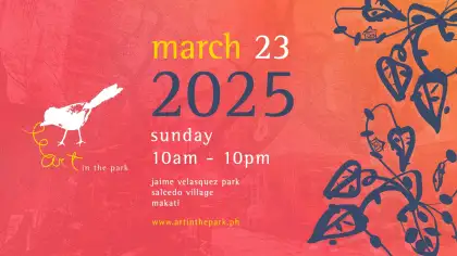 The poster for this year's Art in the Park 2025