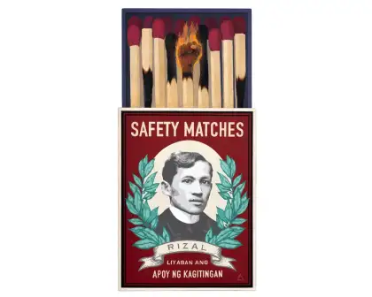 This is the first time in 2 years that the "Rizal Matchbox" series will be exhibited.