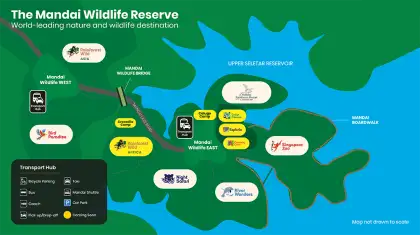 Mandai Wildlife Reserve Map