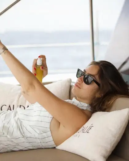 Caudalie sunscreen spray