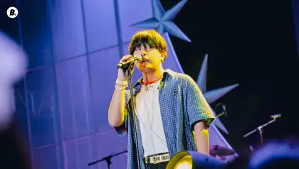 Soloist Maki performing at the Fusion 2025 stage