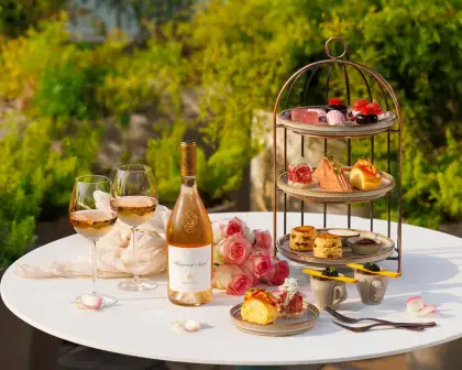 The Whispering Pink Afternoon Tea Spread