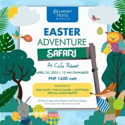 Easter Adventure Safari at Cafe Belmont