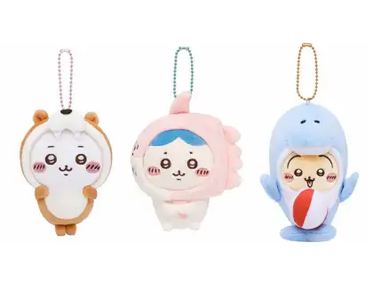 Small charms with Chiikawa, Hachiware, and Usagi