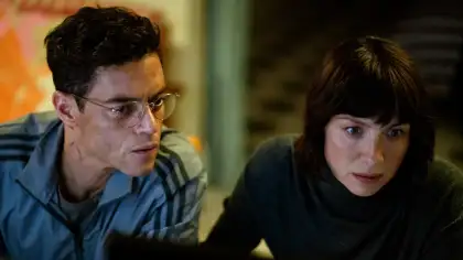 Caitríona Balfe and Rami Malek