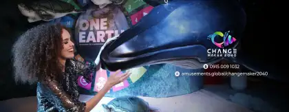 change maker photo with dolphin