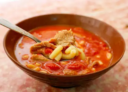 Tomato Noodle soup
