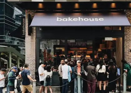 Bakehouse Hong Kong line at Central location on Staunton St