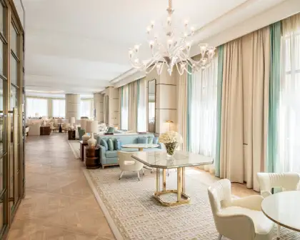 The interior of Salon Lanson