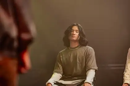 Luigi Quesada on stage for "We Aren't Kids Anymore"