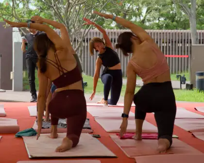 Yoga sessions will be held at the rooftop