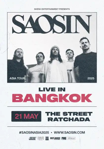 Saosin Live In Bangkok 2025