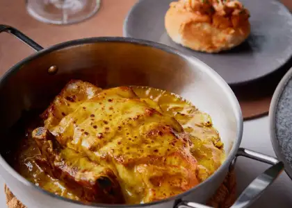 Baked Pork Chop RIce with vadouvan sauce