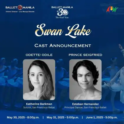 Swan Lake Ballet Manila dancers