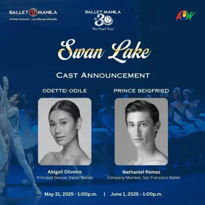 Swan Lake Ballet Manila dancers