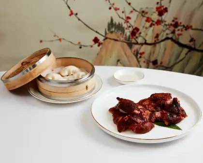 The Jasmine Tea Smoked Duck is aromatically inviting.