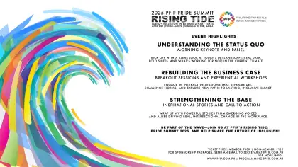 PFIP Pride Summit 2025: Rising Tide – LGBTQ+ Inclusion in Extraordinary Times