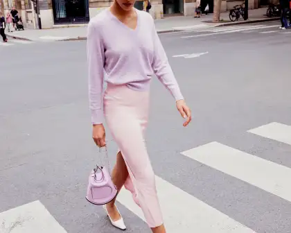 Delvaux "Pin Twist" in Soft Guimauve