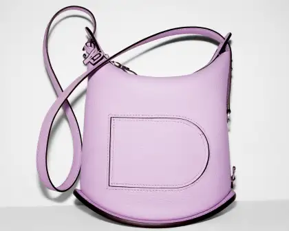 Delvaux "Pin Twist" in Soft Guimauve