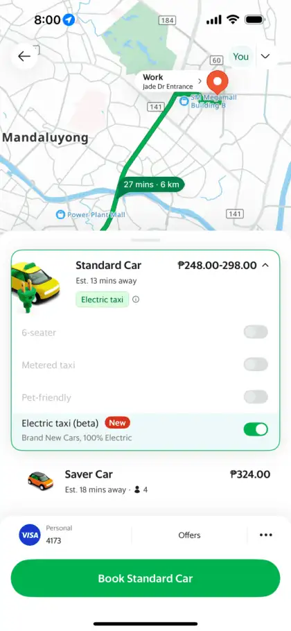 GrabTaxi Electric is currently in beta, operating in six cities in Metro Manila
