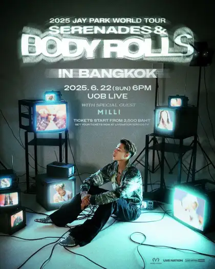 2025 Jay Park World Tour Serenades & Body Rolls in Bangkok