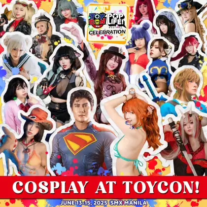 Local and international cosplayers will be attending TOYCON 2025!