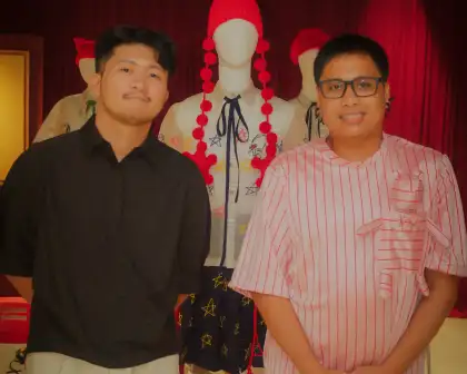 SAIS and Daryl Maat during Art Underground's 10th Anniversary and the exhibition "Guhit ng Gunita"