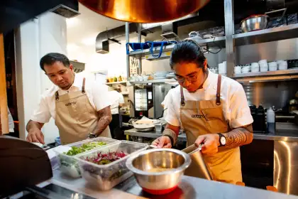 Chef Michael Patrana and Chef Morris Danzen