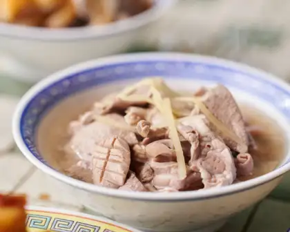 One of the highlights of the buffet: the Pork Offal Stew