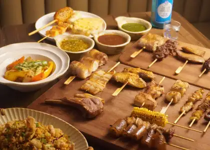 The Korean BBQ Kochi Skewers are perfect for a filling meal.