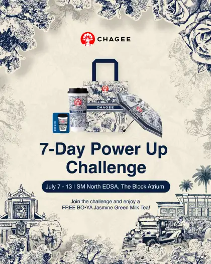 CHAGEE's 7-Day Power Up Pop Up at SM North EDSA from July 7 to 13, 2025